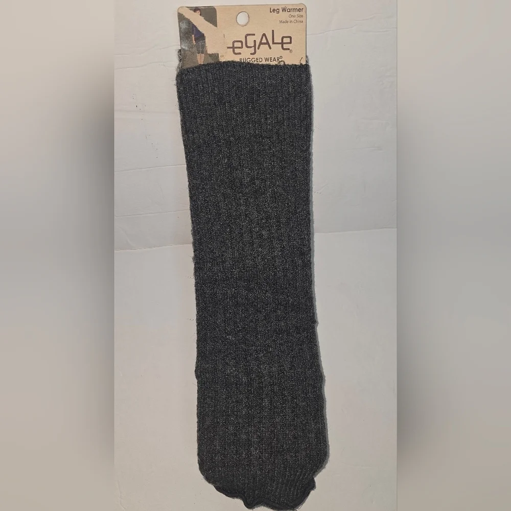 2 Pair of Egale Rugged Wear Leg Warmers Gray One Size